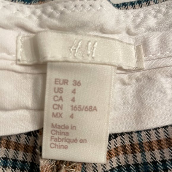 Plaid ankle cut trousers - Picture 5 of 6